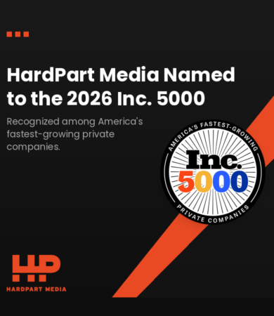 HardPart Media is ranked 365 on the Inc5000 list!